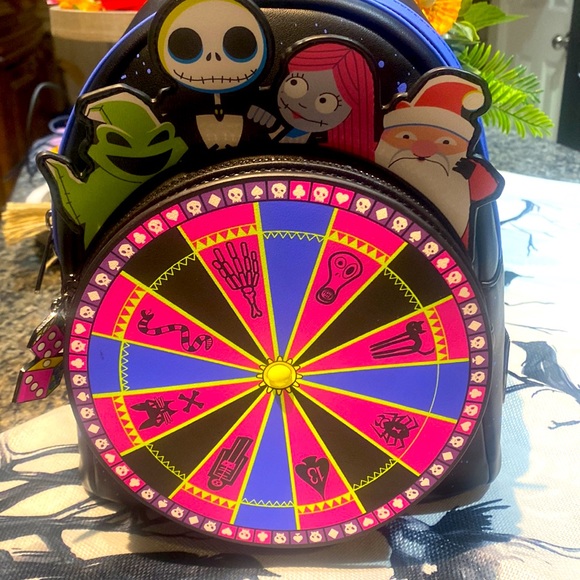 Lounge fly nightmare before Christmas mini backpack new with tags. Cosplay. - Picture 12 of 12